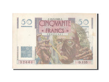 Banknote, France, 50 Francs, 50 F 1946-1951 ''Le Verrier'', 1949, 1949-05-19