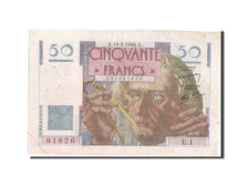 Biljet, Frankrijk, 50 Francs, 50 F 1946-1951 ''Le Verrier'', 1946, 1946-03-14