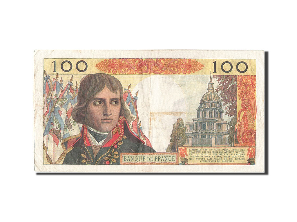 France, 100 Nouveaux Francs, 100 NF 1959-1964 ''Bonaparte'', 1962, KM #144a,...