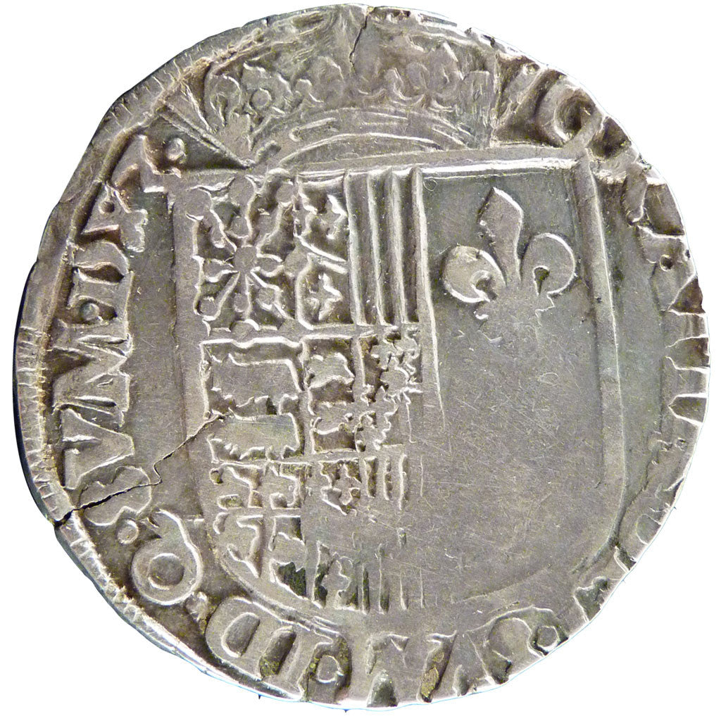 FRANCE, Franc à l'Ecu, 1583, VF(20-25), Silver, Boudeau #597, 13.70