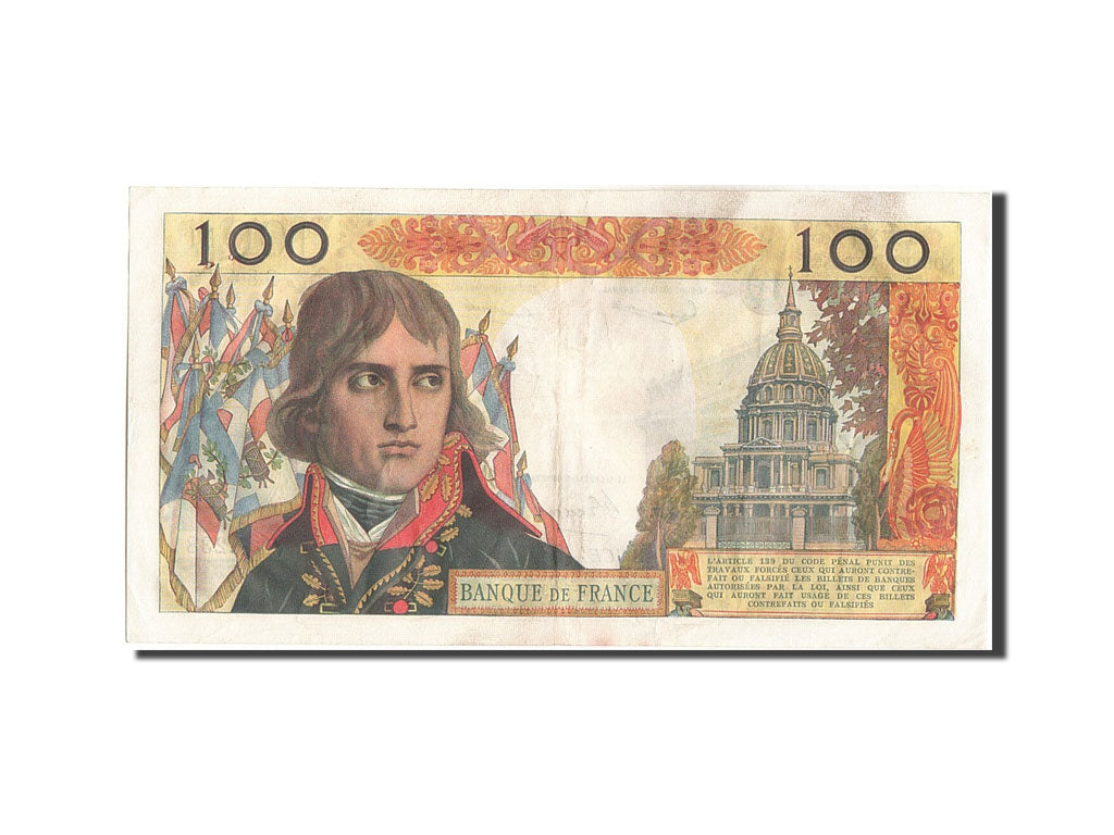 Francia, 100 Nouveaux Francs, 100 NF 1959-1964 ''Bonaparte'', 1963, KM:144a,...