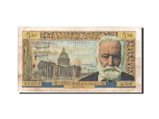 Billete, Francia, 5 Nouveaux Francs, 5 NF 1959-1965 ''Victor Hugo'', 1965