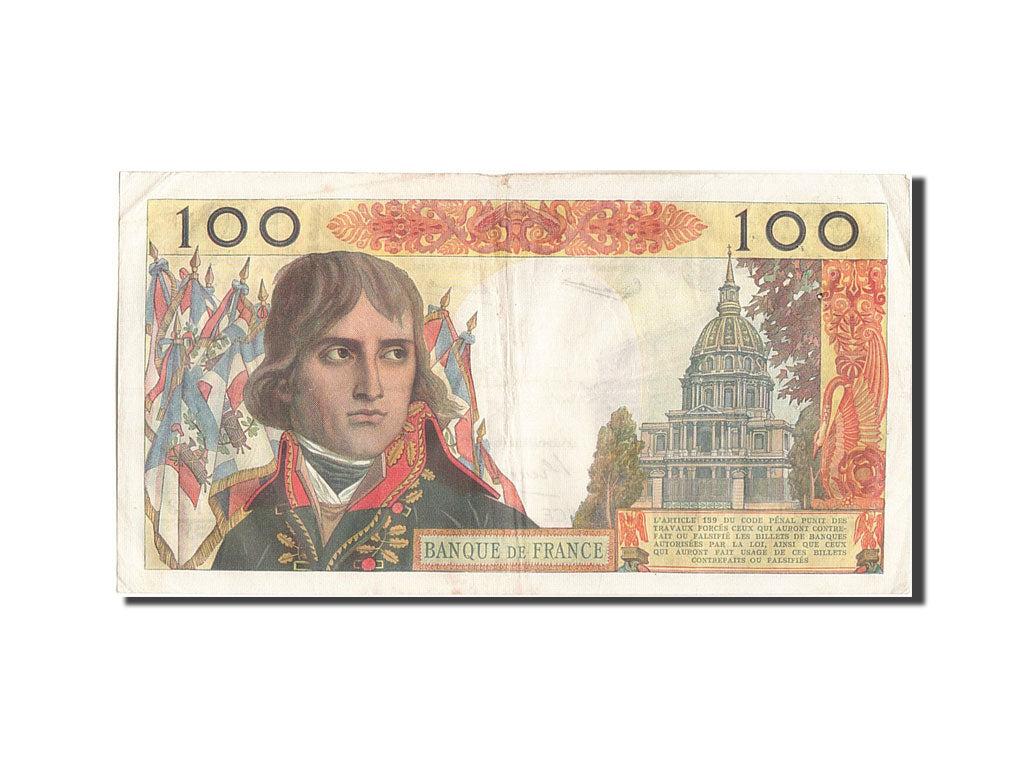 France, 100 Nouveaux Francs, 100 NF 1959-1964 ''Bonaparte'', 1962, KM #144a,...