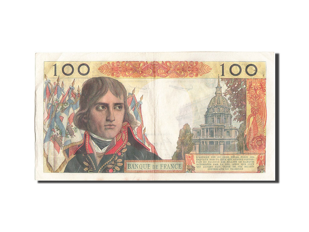 France, 100 Nouveaux Francs, 100 NF 1959-1964 ''Bonaparte'', 1962, KM #144a,...
