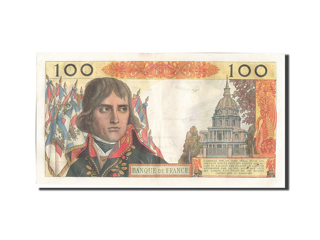 France, 100 Nouveaux Francs, 100 NF 1959-1964 ''Bonaparte'', 1963, KM #144a,...