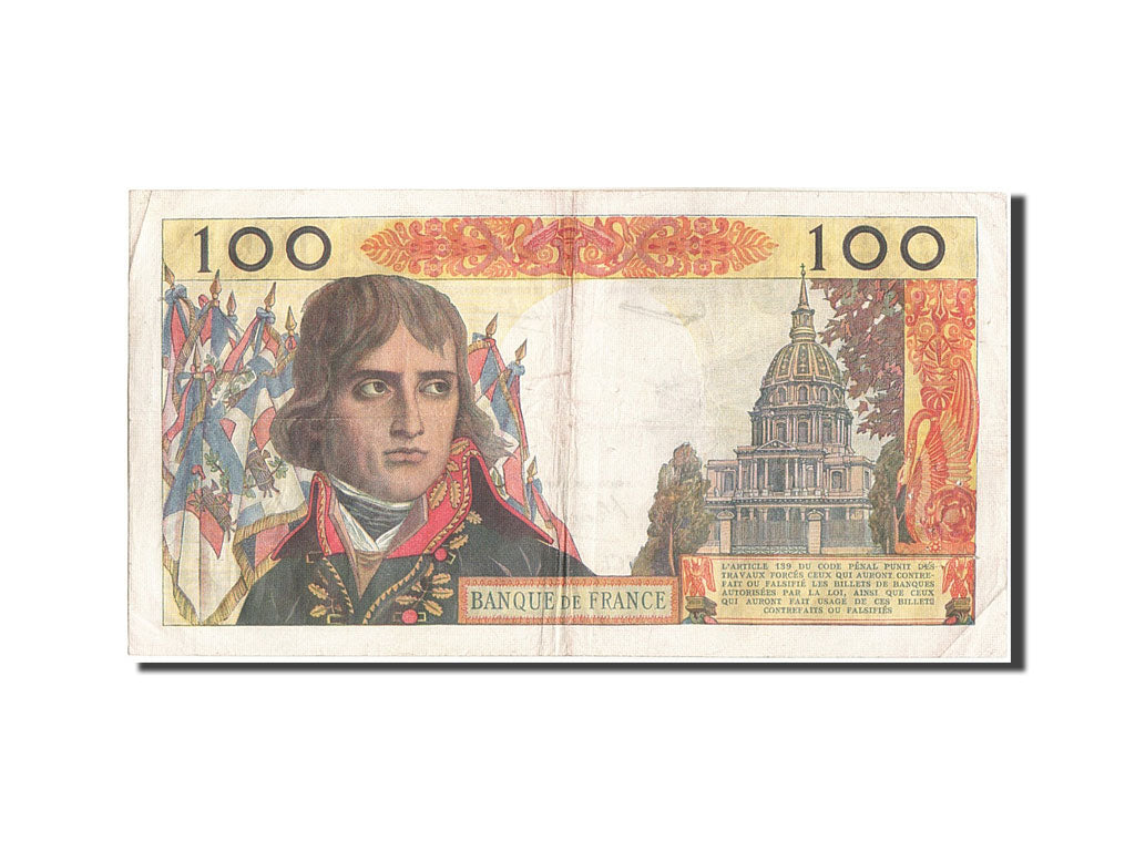 France, 100 Nouveaux Francs, 100 NF 1959-1964 ''Bonaparte'', 1960, KM #144a,...