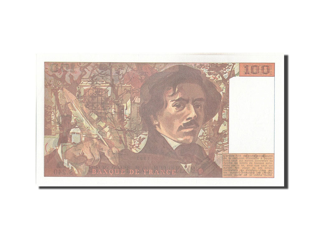 Billet, France, 100 Francs, 100 F 1978-1995 ''Delacroix'', 1993, NEUF