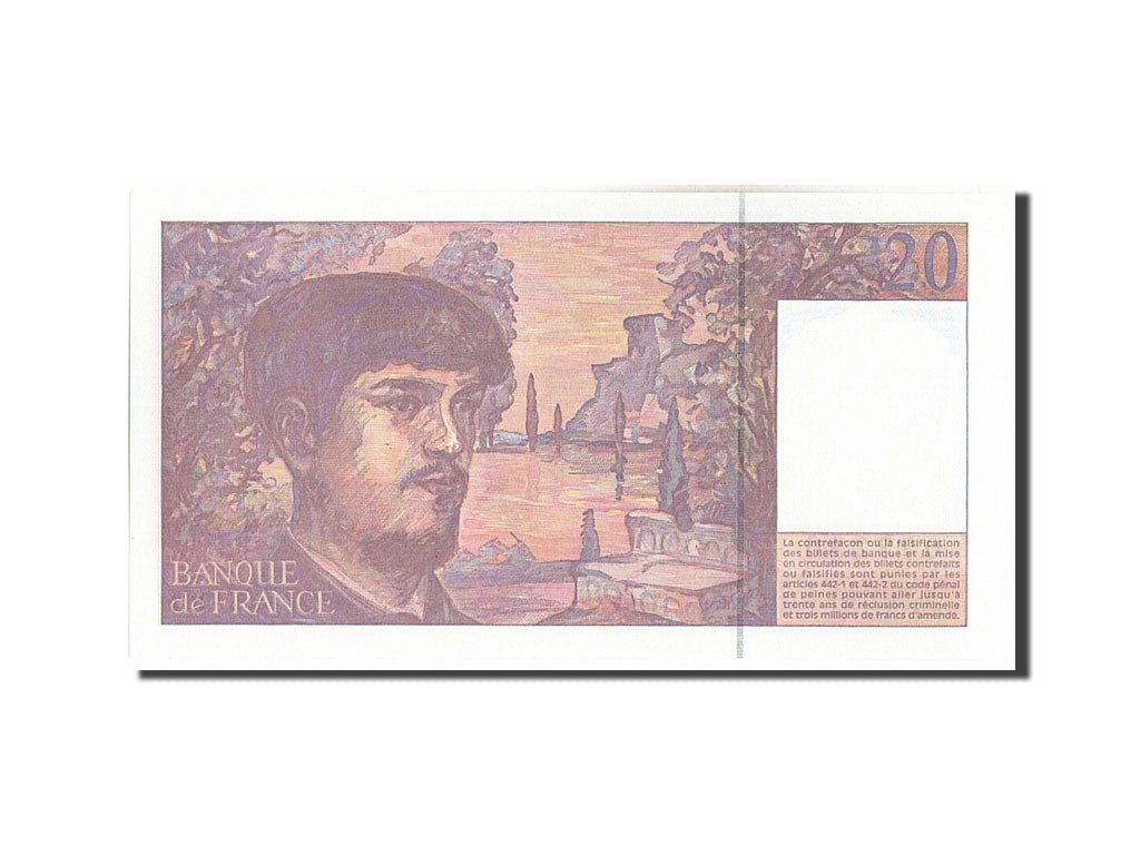 Banknote, France, 20 Francs, 20 F 1980-1997 ''Debussy'', 1997, UNC(65-70)