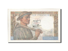Billet, France, 10 Francs, 10 F 1941-1949 ''Mineur'', 1943, 1943-03-25, SPL