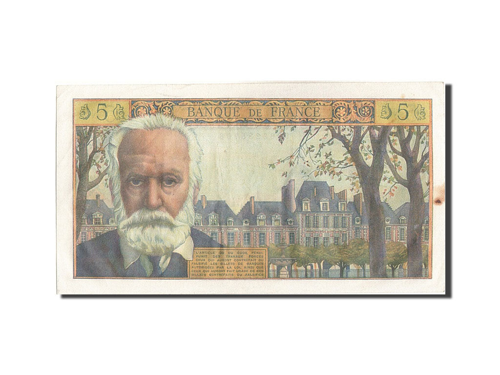 5 Nouveaux Francs type Victor Hugo