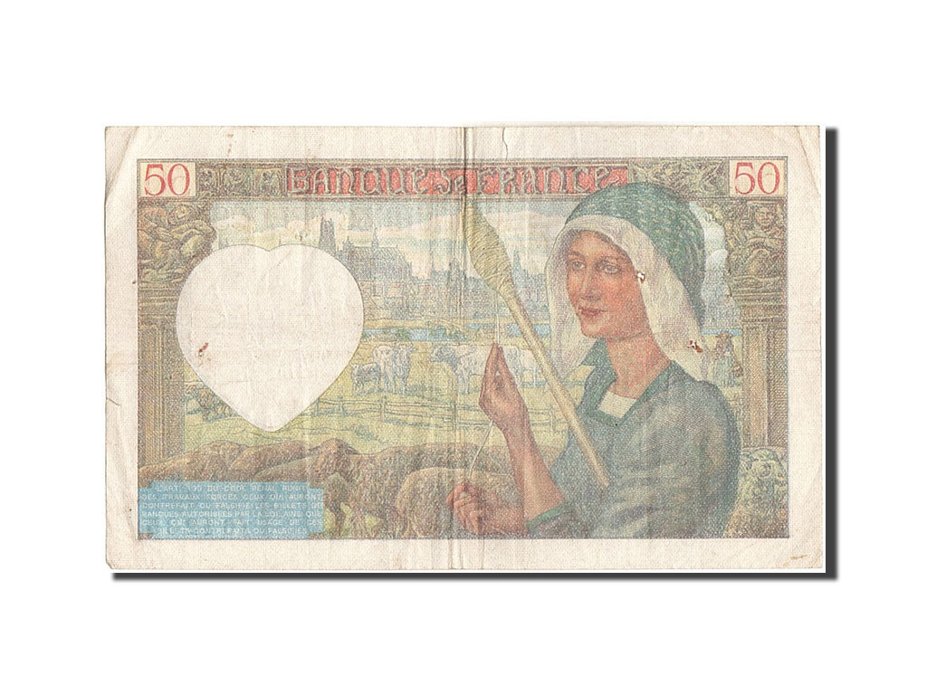 France, 50 Francs, 50 F 1940-1942 ''Jacques Coeur'', 1941, KM #93, 1941-05-08,..