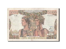 France, 5000 Francs, 5 000 F 1949-1957 ''Terre et Mer'', 1949, KM #131a,...