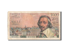 France, 1000 Francs, 1 000 F 1953-1957 ''Richelieu'', 1954, KM #134a,...