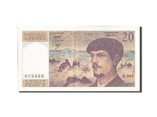 Francia, 20 Francs, 20 F 1980-1997 ''Debussy'', 1980, KM:151a, SPL, Fayette:66.1