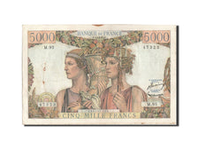Banconote, Francia, 5000 Francs, 5 000 F 1949-1957 ''Terre et Mer'', 1952