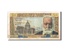 Billete, Francia, 5 Nouveaux Francs, 5 NF 1959-1965 ''Victor Hugo'', 1965
