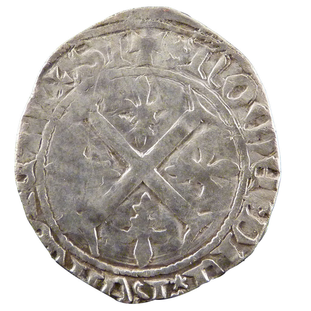 CHARLES VII, Blanc au 3 Lis