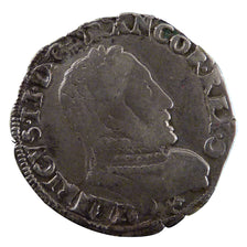 FRANCE, Teston, 1561, Bayonne, F(12-15), Silver, Sombart #4592, 9.20