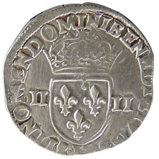 HENRI III, ¼ Ecu Croix de Face