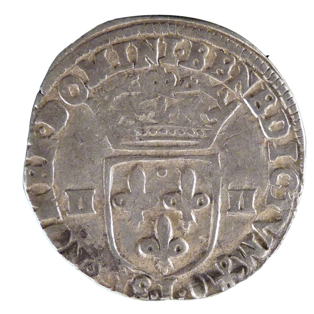 Francia, 1/4 Ecu, 1608, Bayonne, BB, Argento, Sombart:4686