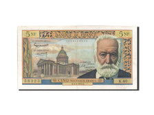 France, 5 Nouveaux Francs, 5 NF 1959-1965 ''Victor Hugo'', 1960, KM #141a,...