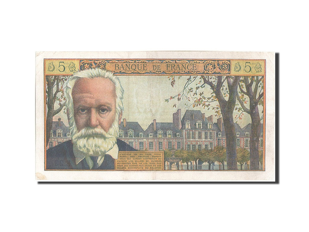 5 Nouveaux Francs type Victor Hugo