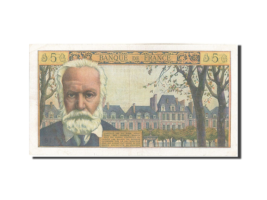 5 Nouveaux Francs type Victor Hugo