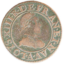 FRANCE, Double tournois, buste enfantin, Double Tournois, 1615, Paris,...