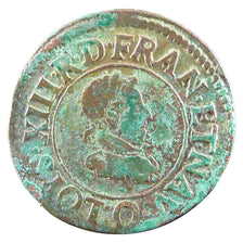 Francia, Louis XIII, Double tournois, buste juvénile, Double Tournois, 1624,...