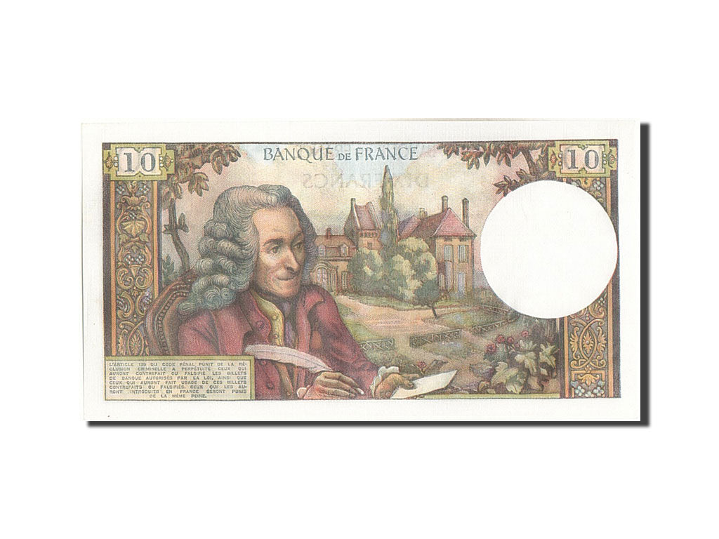 Banknote, France, 10 Francs, 10 F 1963-1973 ''Voltaire'', 1973, 1973-11-08