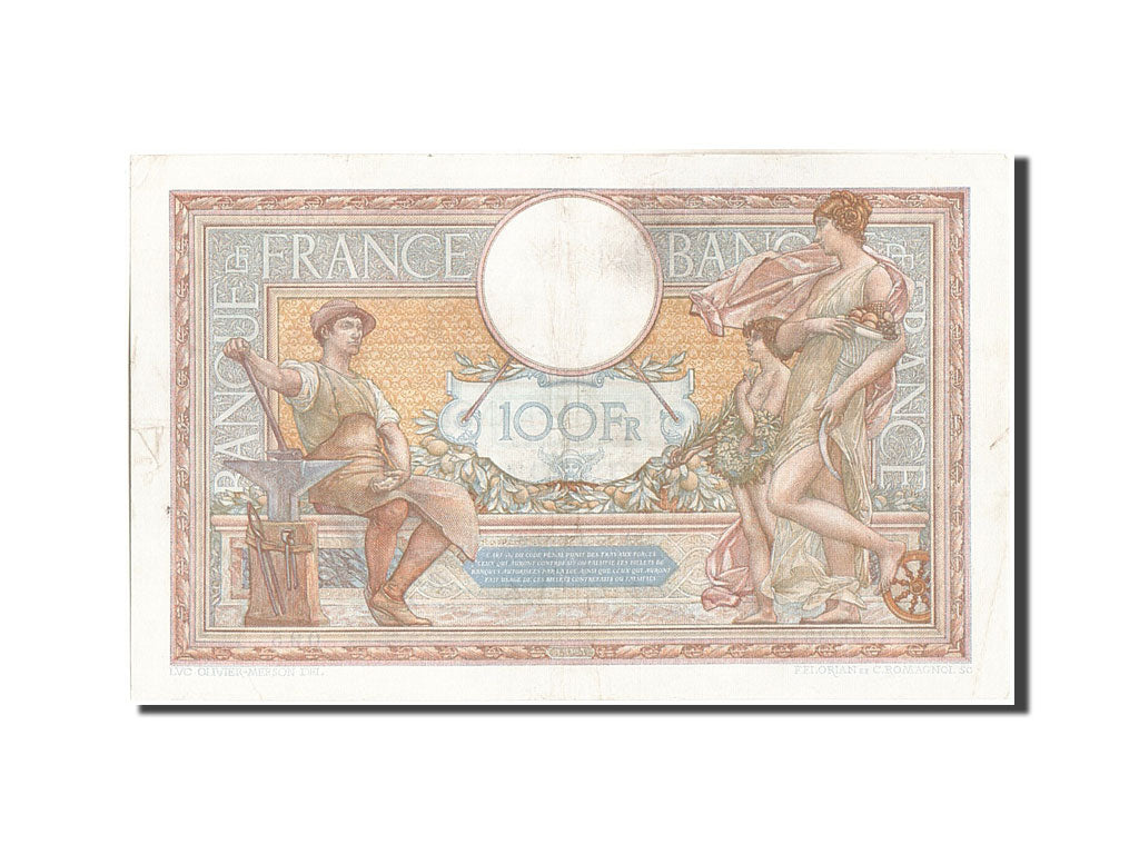 Francia, 100 Francs, 100 F 1908-1939 ''Luc Olivier Merson'', 1939, KM:78c, 19...