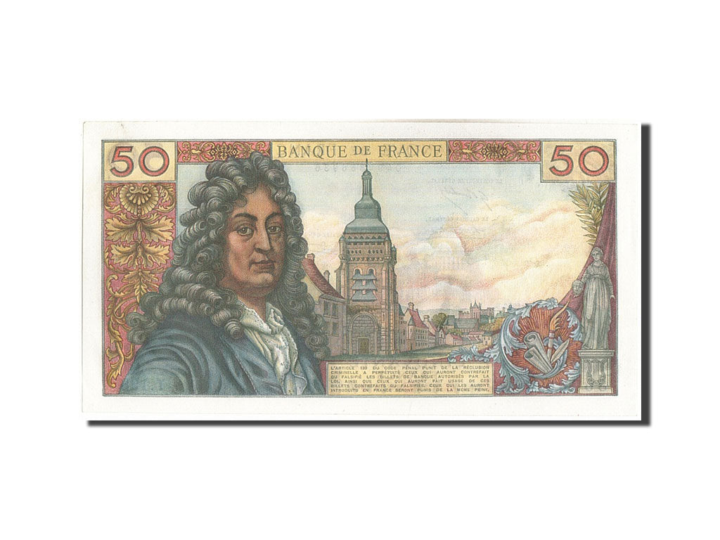 France, 50 Francs, 50 F 1962-1976 ''Racine'', 1972, KM #148d, UNC(60-62),...