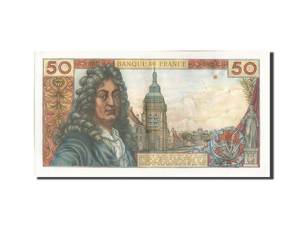 France, 50 Francs, 50 F 1962-1976 ''Racine'', 1967, KM #148c, 1967-12-07,...
