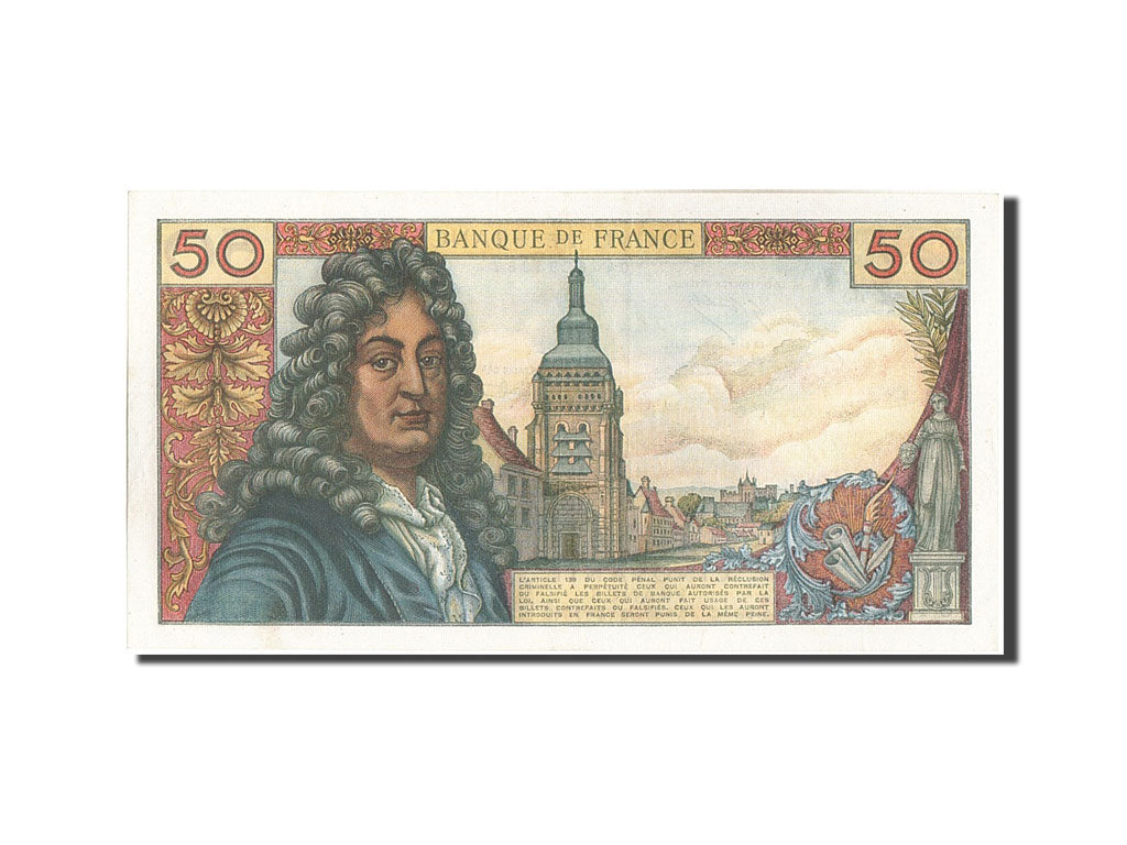 France, 50 Francs, 50 F 1962-1976 ''Racine'', 1971, KM #148b, 1971-06-03,...