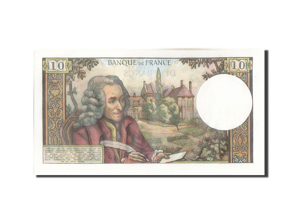 France, 10 Francs, 10 F 1963-1973 ''Voltaire'', 1973, KM #147d, 1973-01-04,...