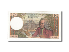 Banknot, Francja, 10 Francs, Voltaire, 1972, 1972-09-07, UNC(63), Fayette:62.58