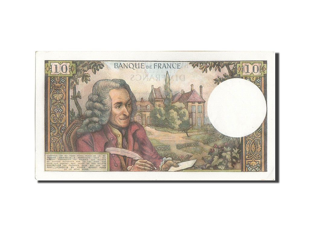 Billete, Francia, 10 Francs, 10 F 1963-1973 ''Voltaire'', 1969, 1969-05-08