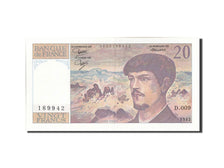 Francia, 20 Francs, 20 F 1980-1997 ''Debussy'', 1982, KM:151a, SPL-, Fayette:...