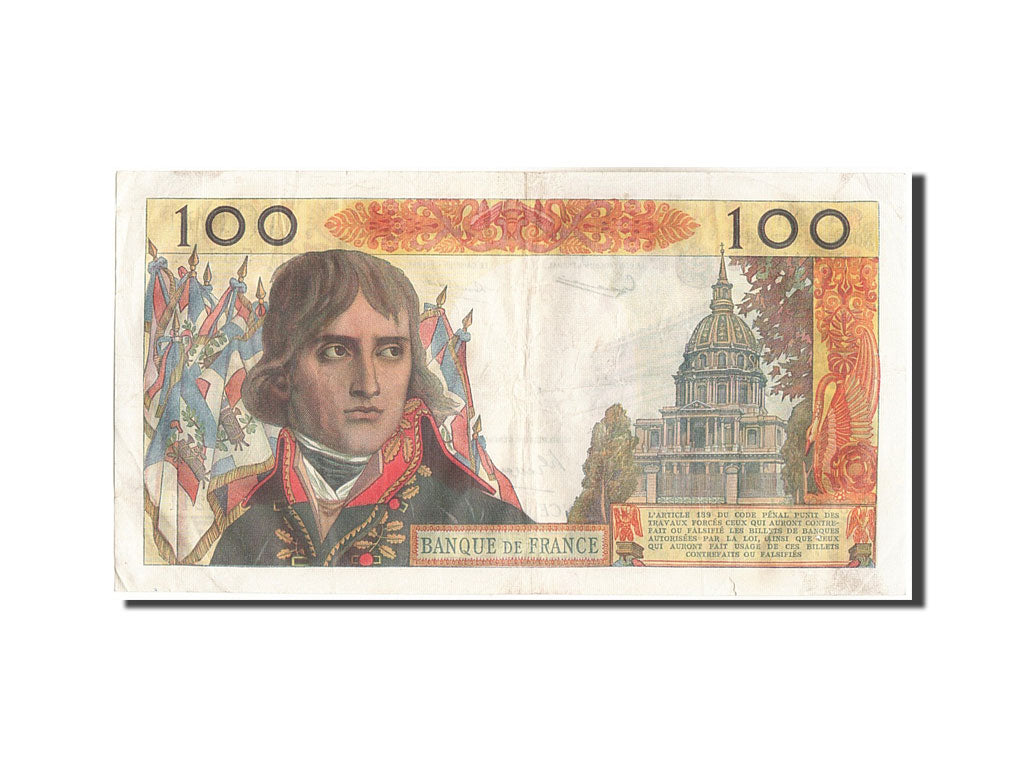 France, 100 Nouveaux Francs, 100 NF 1959-1964 ''Bonaparte'', 1963, KM #144a,...