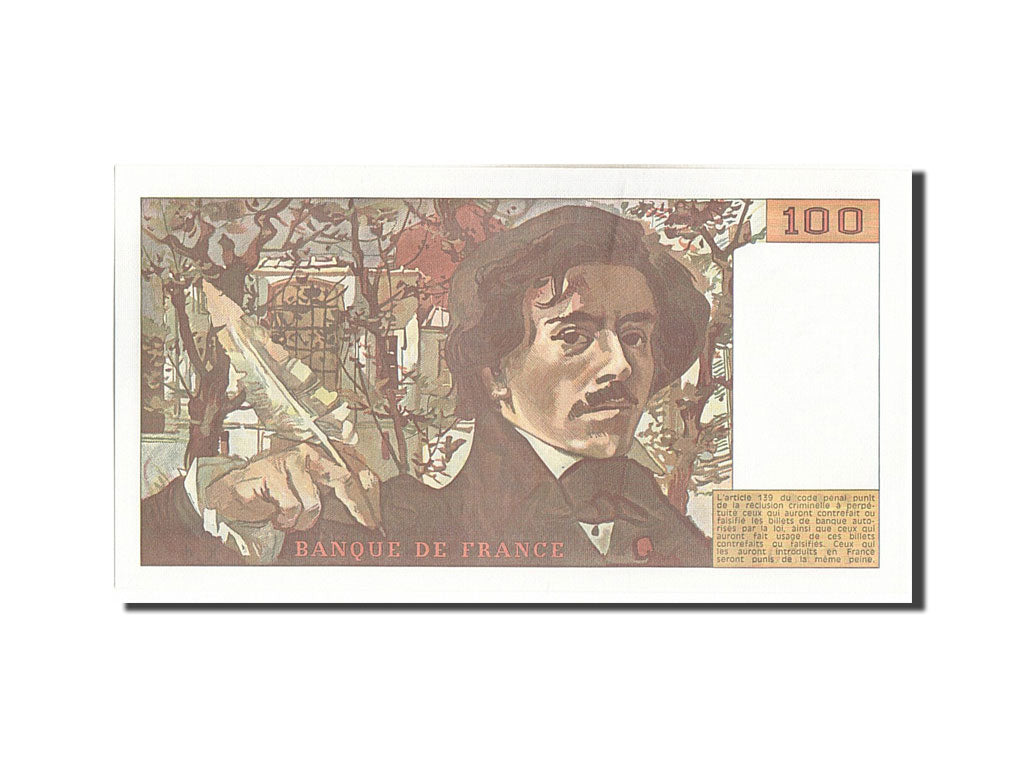 Billet, France, 100 Francs, 100 F 1978-1995 ''Delacroix'', 1978, SPL+