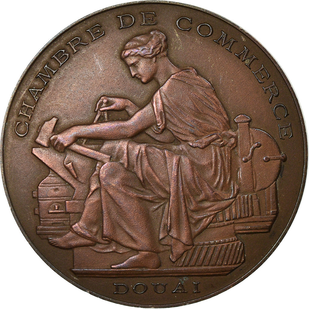 France, Token, Chambre de commerce de Douai, MS(60-62), Bronze