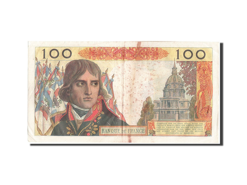 France, 100 Nouveaux Francs, 100 NF 1959-1964 ''Bonaparte'', 1963, KM #144a,...