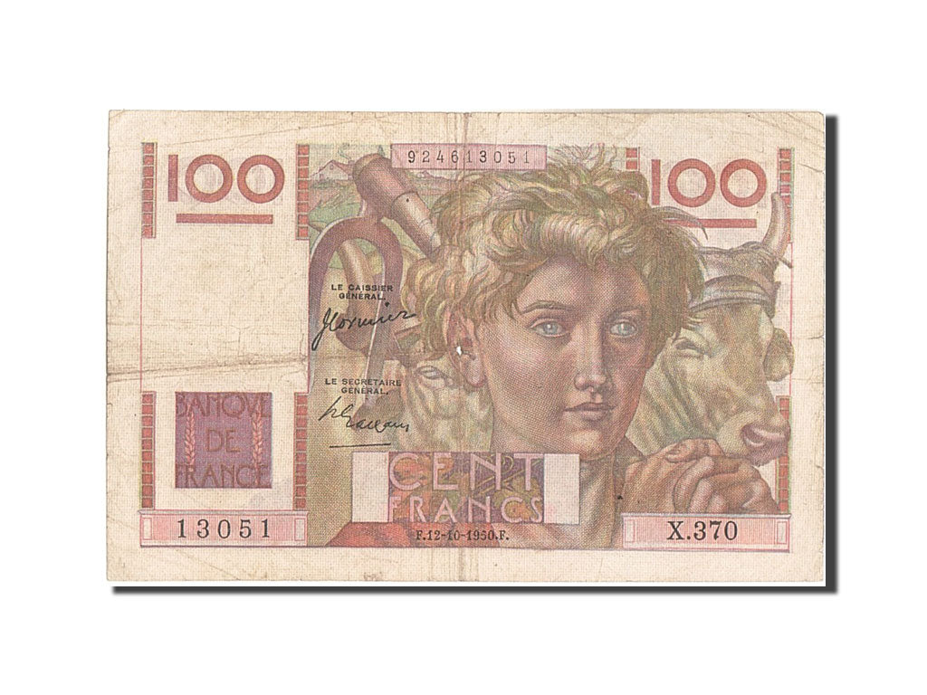 100Francs type Jeune Paysan