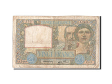 France, 20 Francs, 20 F 1939-1942 ''Science et Travail'', 1940, KM #92b,...
