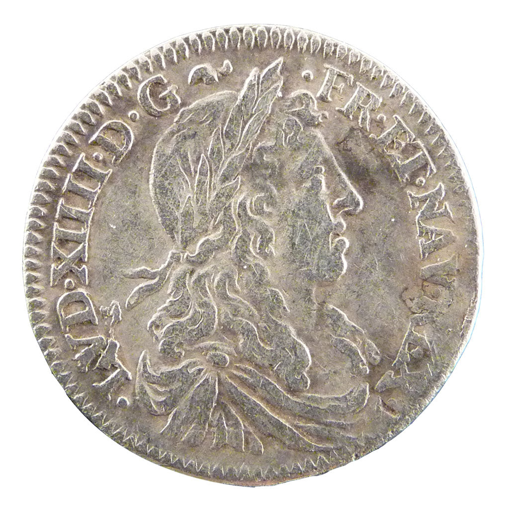 LOUIS XIV, 1/12 Écu au buste juvénile