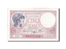 France, 5 Francs, 5 F 1917-1940 ''Violet'', 1939, KM #83, EF(40-45), E.60832,...