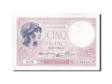 Billet, France, 5 Francs, 5 F 1917-1940 ''Violet'', 1939, 1939-07-27, NEUF
