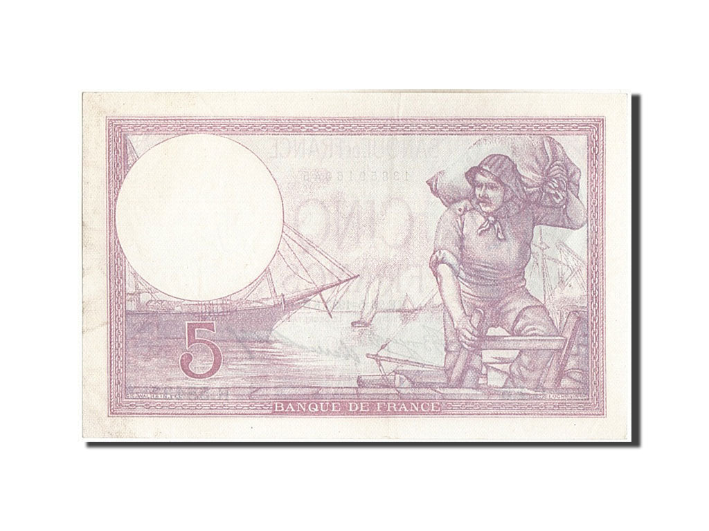 Billet, France, 5 Francs, 5 F 1917-1940 ''Violet'', 1933, 1933-05-26, SUP