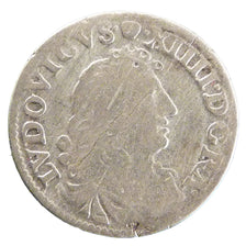 FRANCE, 4 Sols dits « des Traitants », 4 Sols, 1676, Vimy, VG(8-10), Sil...