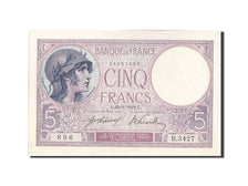 Billete, Francia, 5 Francs, 5 F 1917-1940 ''Violet'', 1918, EBC+, Fayette:3.2